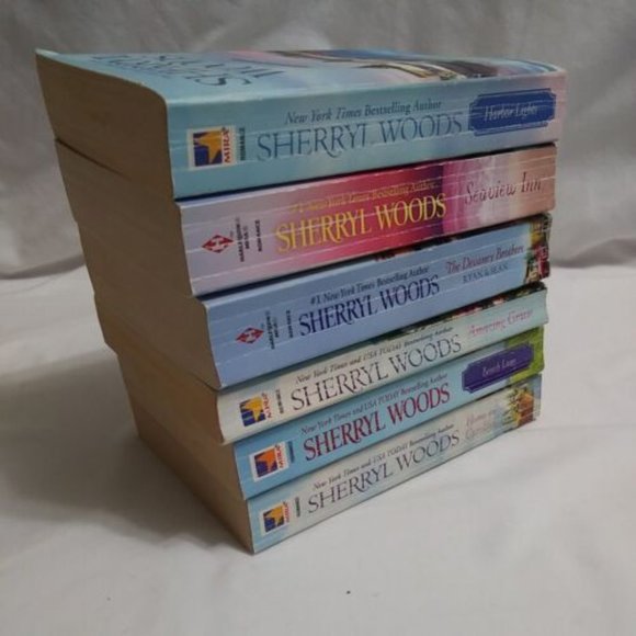 Sherryl Woods Lot of 6 Paperback Books - Harbor Light- Seaview Inn- Beach Home - Picture 9 of 12
